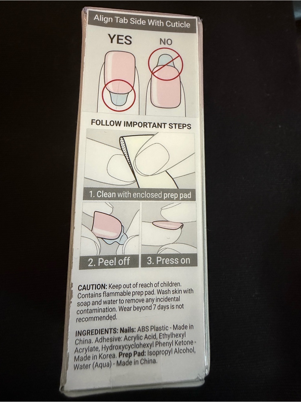 imPRESS Color Press-On Manicure Coffin Shape - French Lavender - Picture 4 of 6
